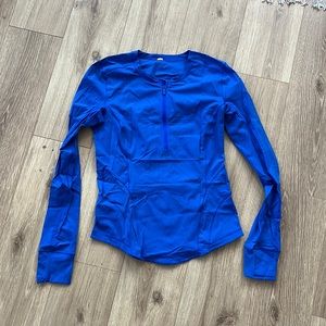 lululemon LS Running Top - Blue - Size 4
